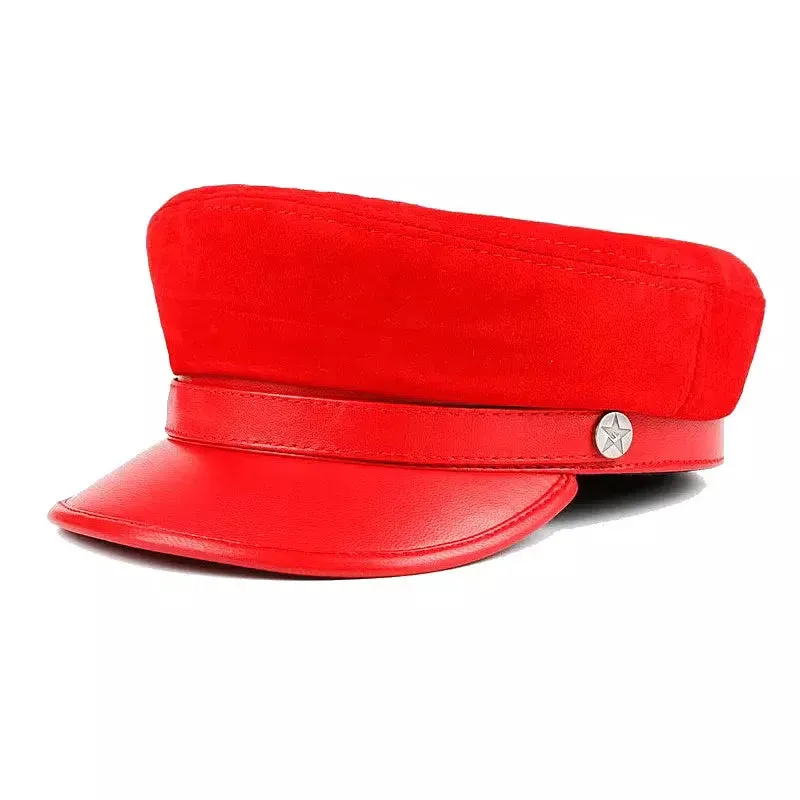 McClure Genuine Leather Sailor Cap