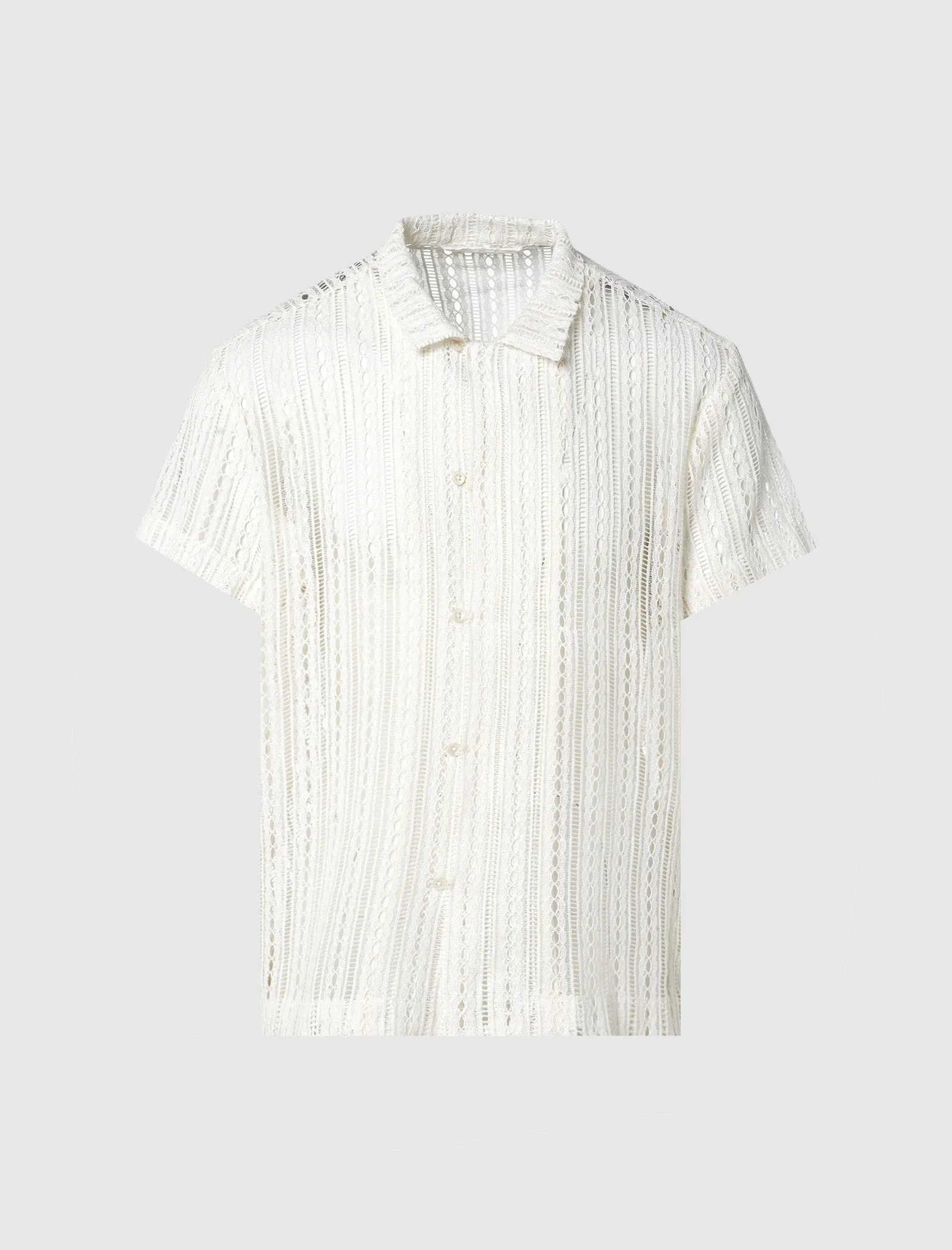 MEANDERING LACE SHIRT men's T-shirts
