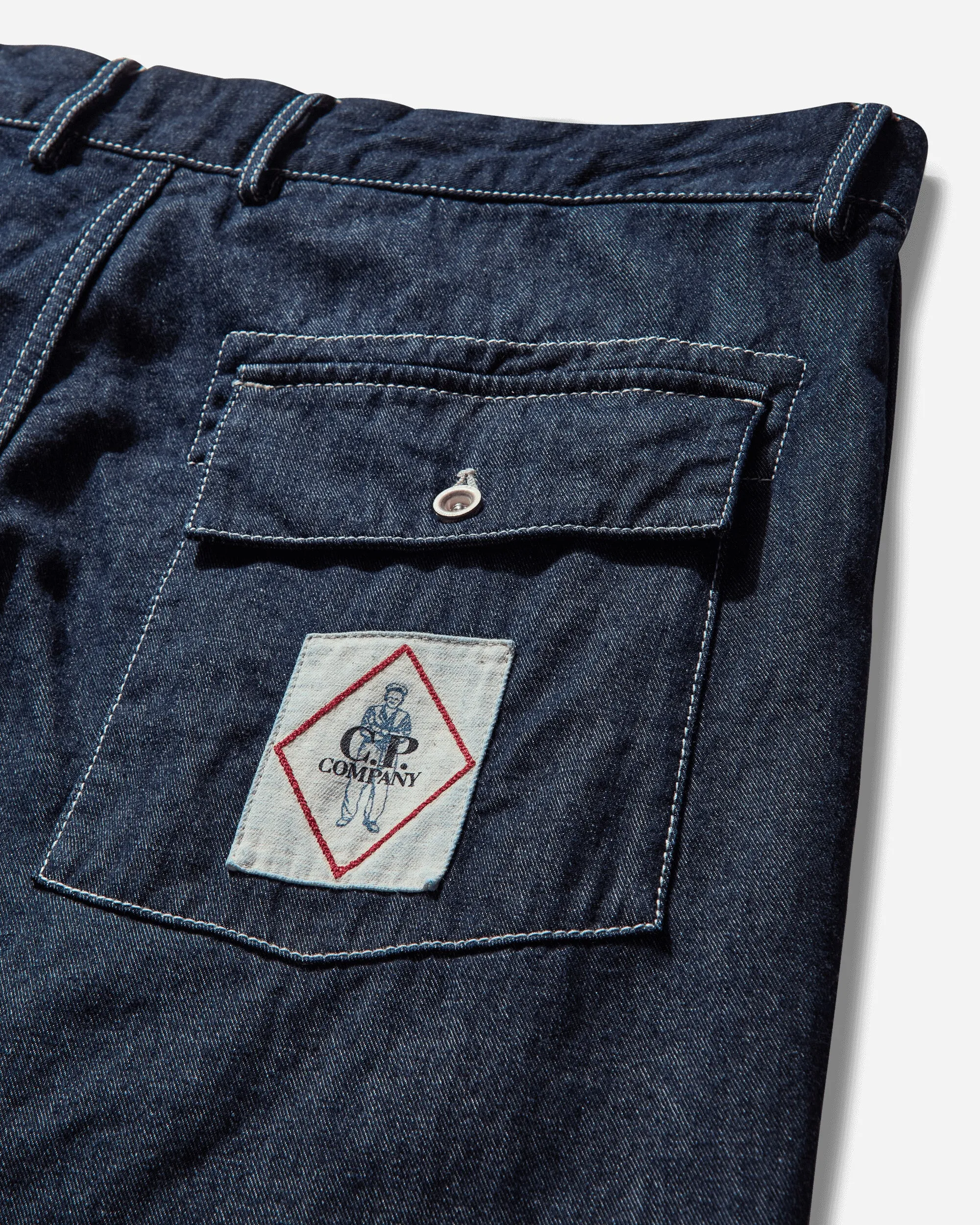Men's 3/1 Loose Denim Pants Blue