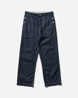 Men's 3/1 Loose Denim Pants Blue Men's sweatshirt