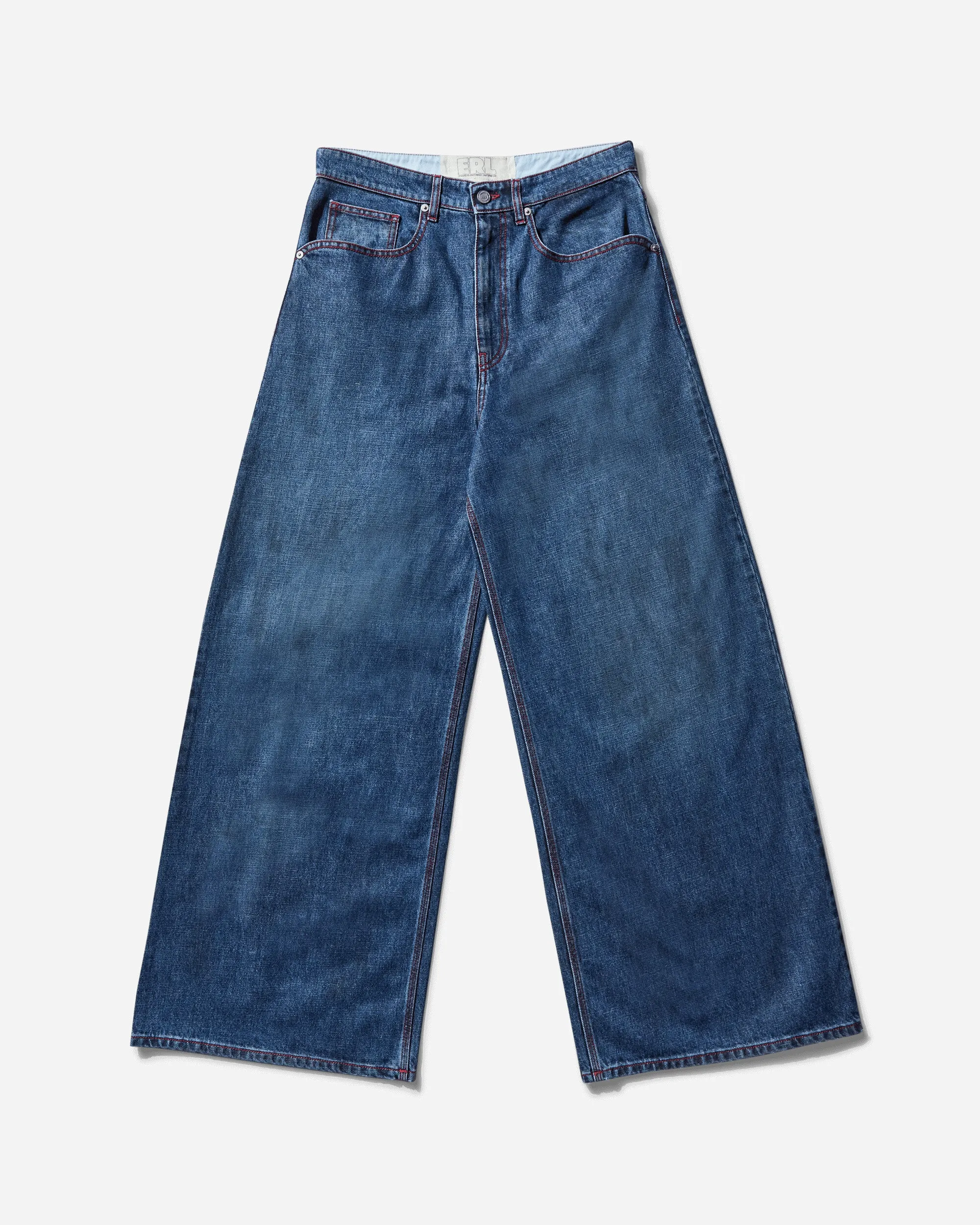 Men's Baggy Indiana Distressed Jeans Dirty Blue Men's sweatshirt