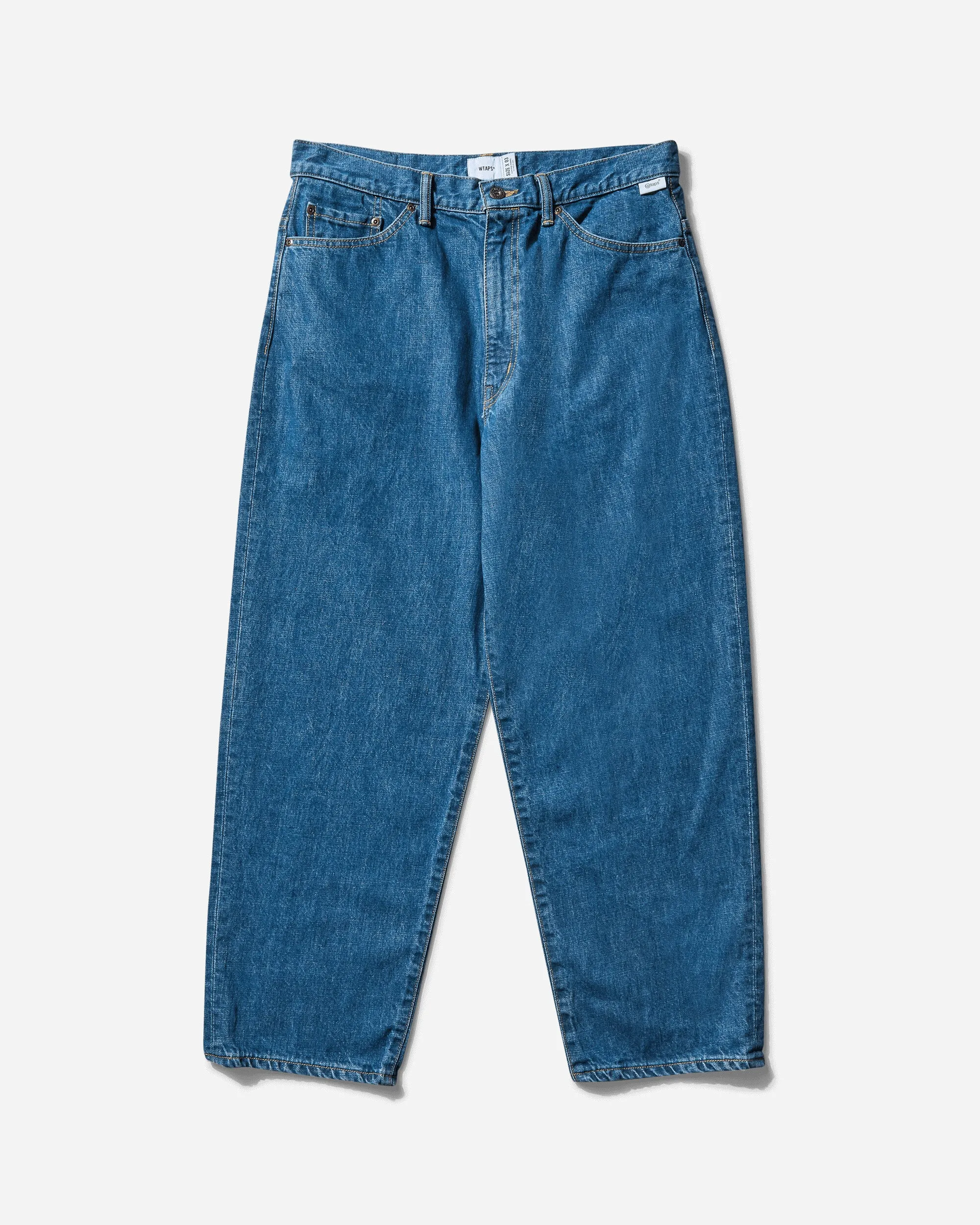 Men's Blues Straight Trousers Indigo Men's sweatshirt