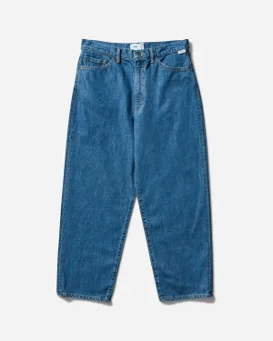 Men's Blues Straight Trousers Indigo Men's sweatshirt