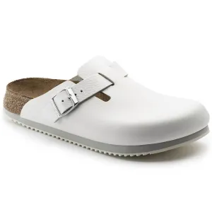 Clogue Boston Super Grip pour Hommes - Largeur Standard en Blanc