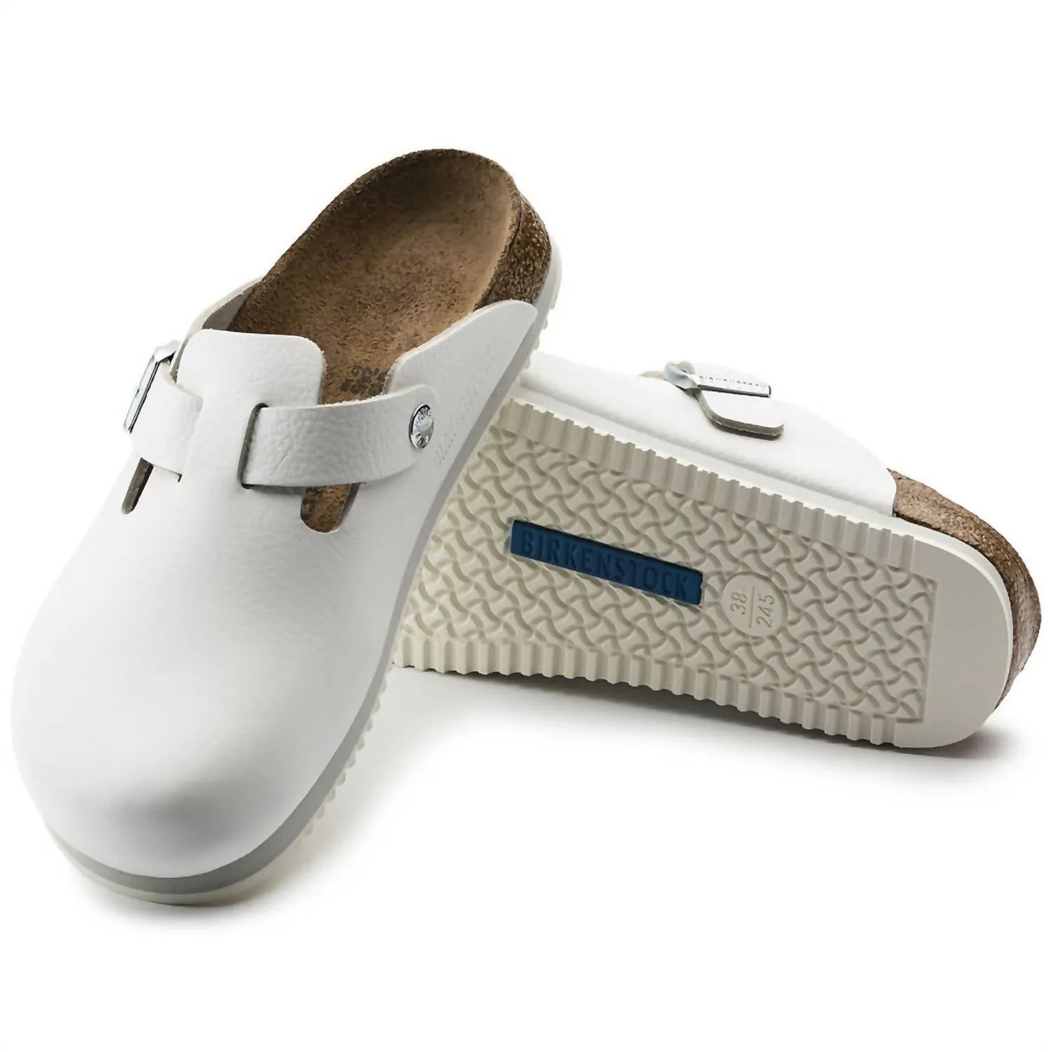 Clogue Boston Super Grip pour Hommes - Largeur Standard en Blanc