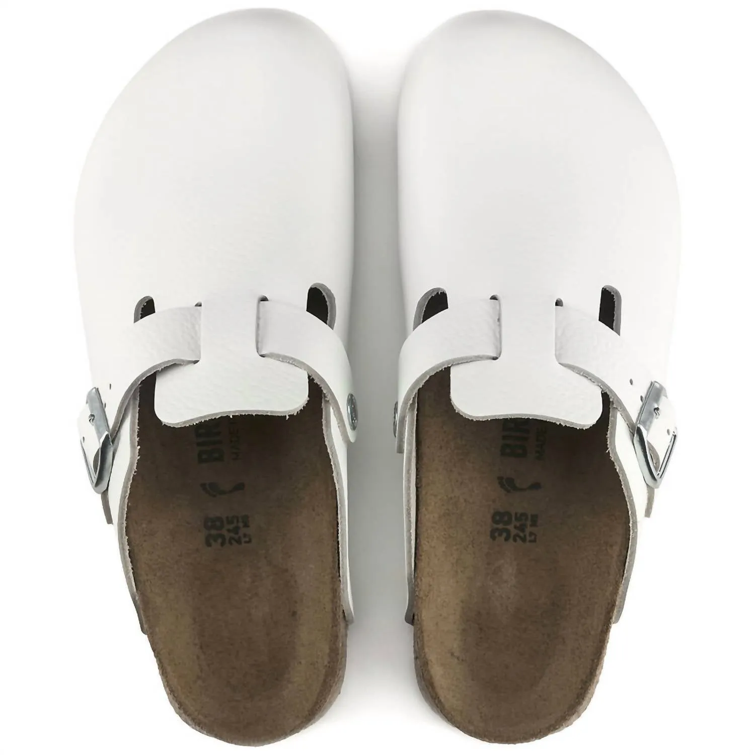 Clogue Boston Super Grip pour Hommes - Largeur Standard en Blanc