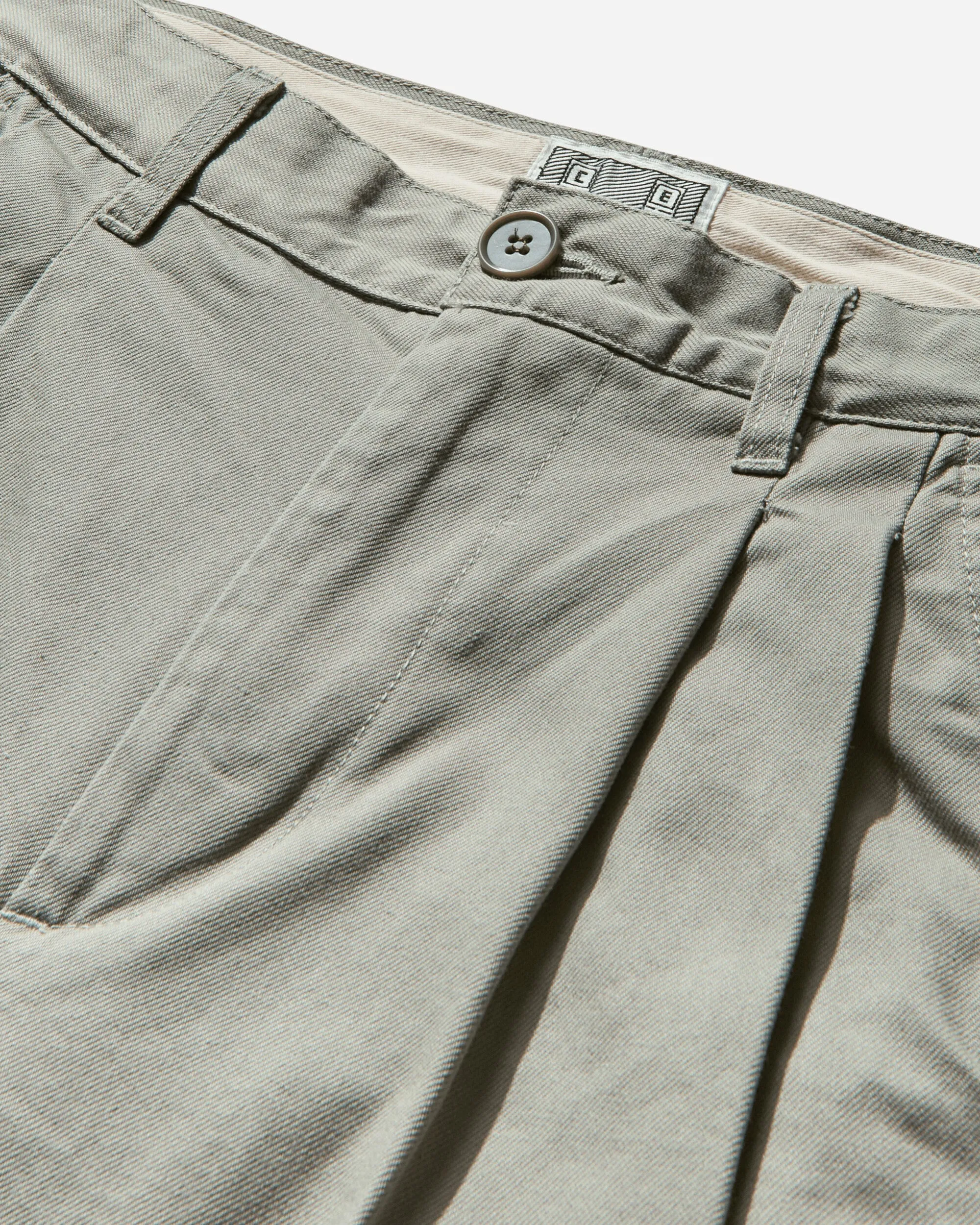 Men's Casual Two Tuck Pants Grey