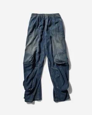 Men's Denim Cargo Pants Blue Men's sweatshirt