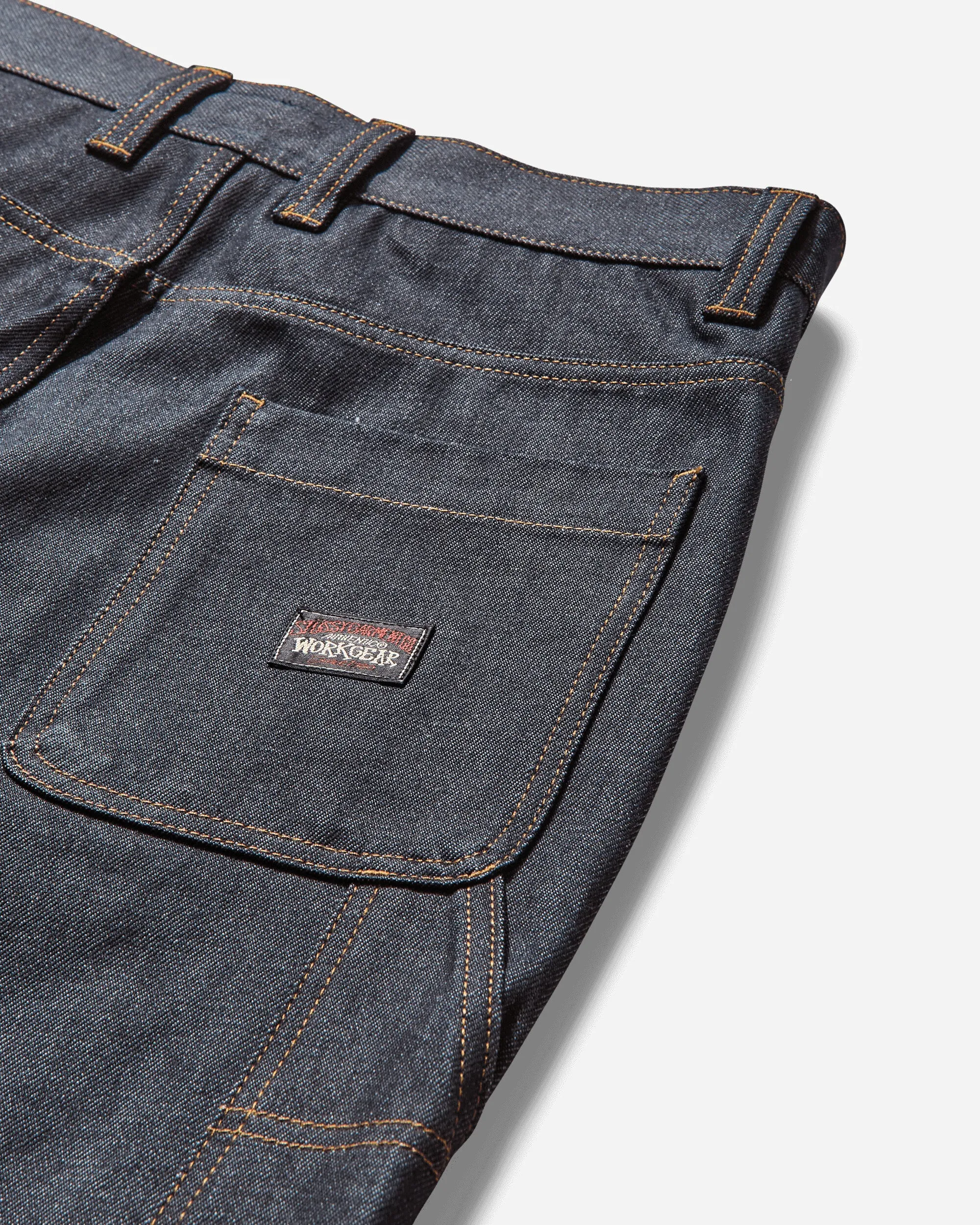 Men's Denim Carpenter Pants Raw Indigo