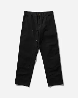 Men's Double Knee Pants Black (Rinsed) Men's sweatshirt