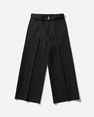 Men's Matelasse Twill Pants Black Men's sweatshirt