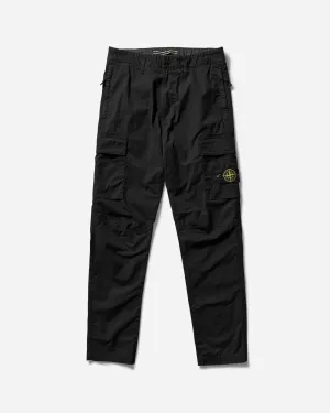Men's Regular Tapered Cargo Trousers Black Men's sweatshirt