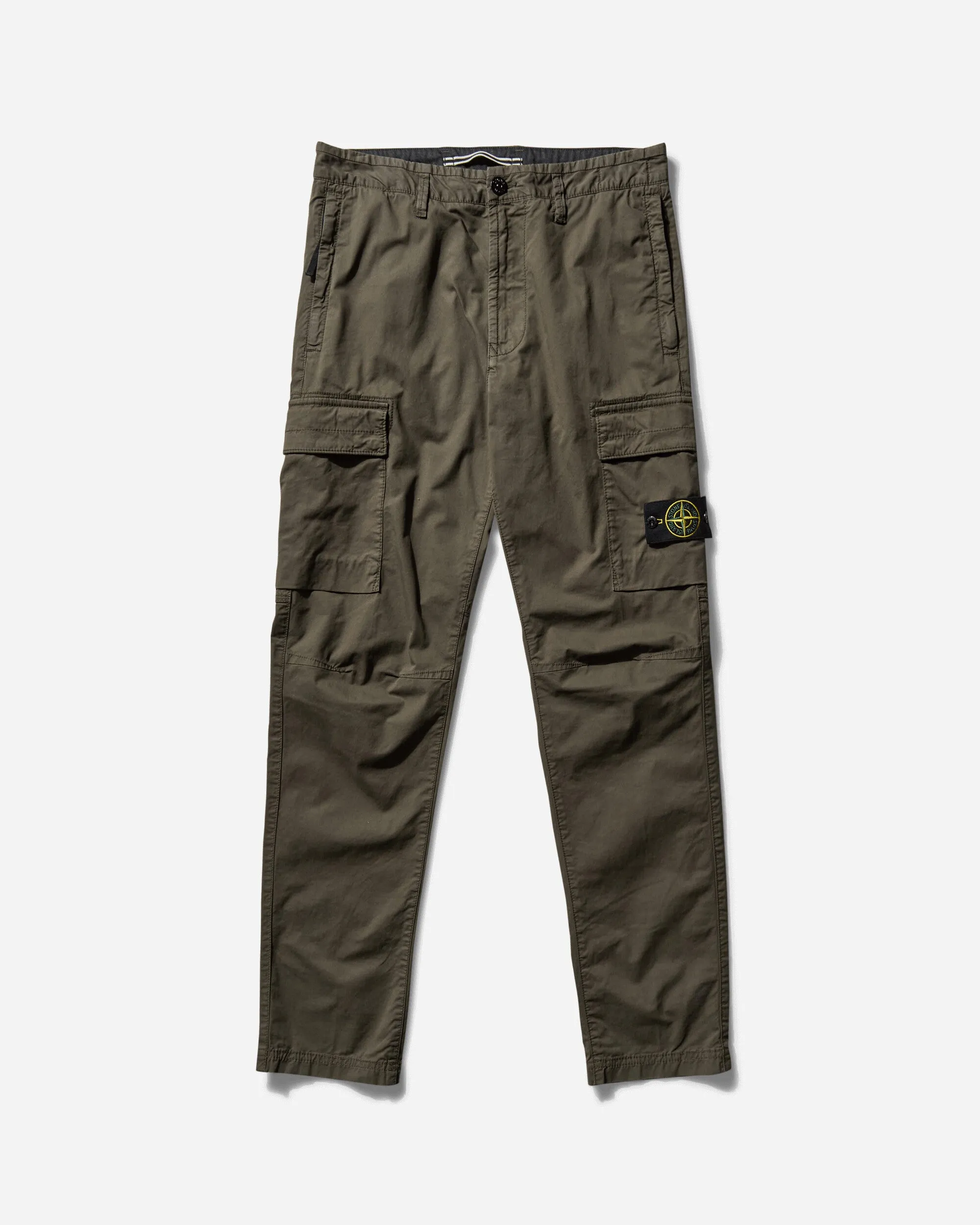 Men's Regular Tapered Cargo Trousers Military Green Men's sweatshirt