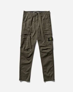 Men's Regular Tapered Cargo Trousers Military Green Men's sweatshirt