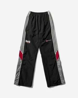 Men's Retro Baggy Nylon Track Pants Black Men's sweatshirt