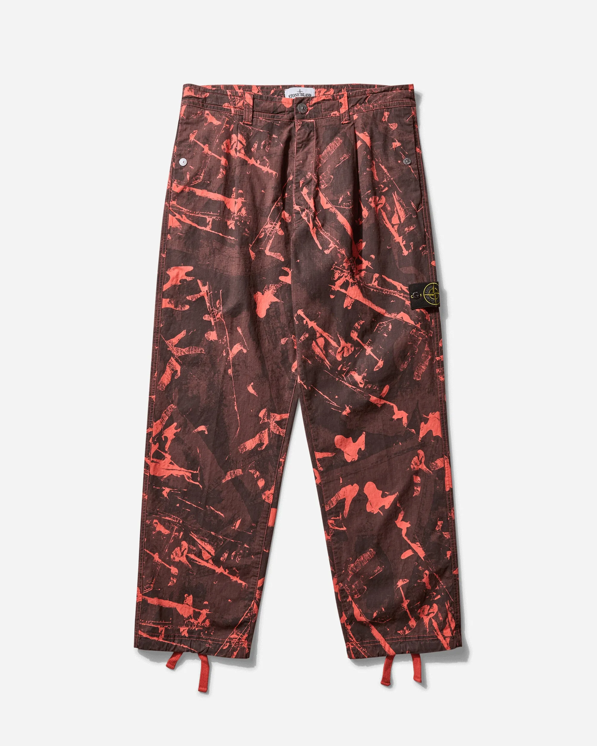 Men's Scan Camo Print Pants Black Men's sweatshirt
