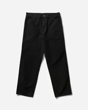 Men's Single Knee Pants Black (Rinsed) Men's sweatshirt