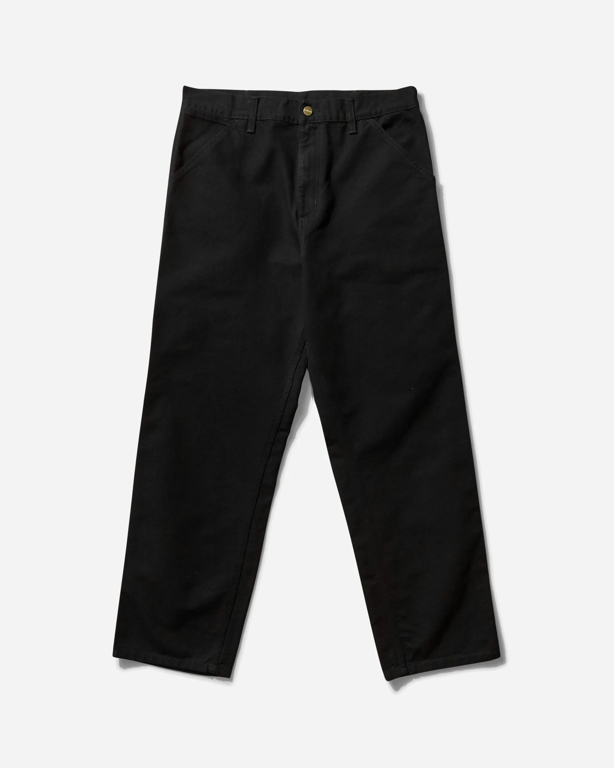 Men's Single Knee Pants Black (Rinsed) Men's sweatshirt