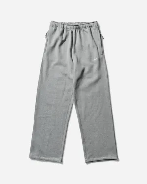 Men's Solo Swoosh Open Hem Fleece Sweatpants Dark Grey Heather Men's sweatshirt