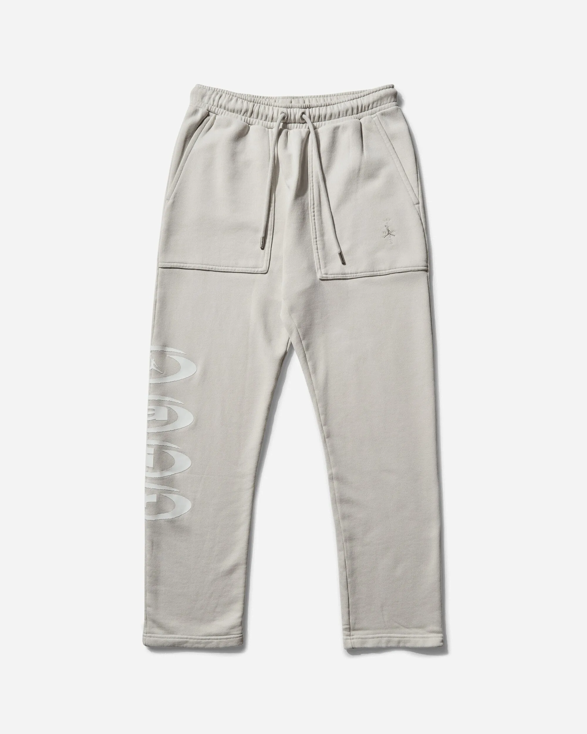 Men's Travis Scott Fleece Pants Light Bone Men's sweatshirt