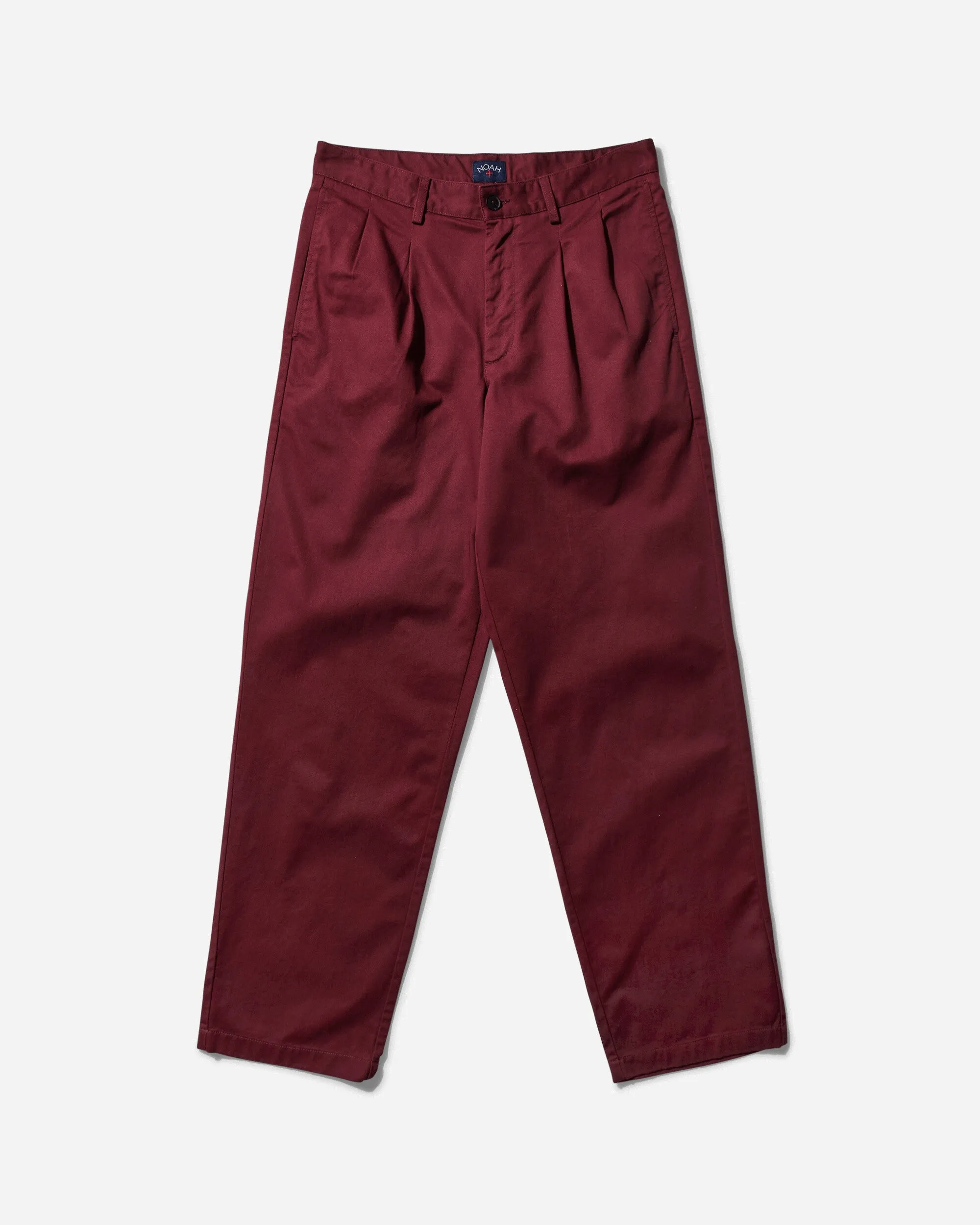 Men's Twill Double-Pleat Pants Wine Men's sweatshirt