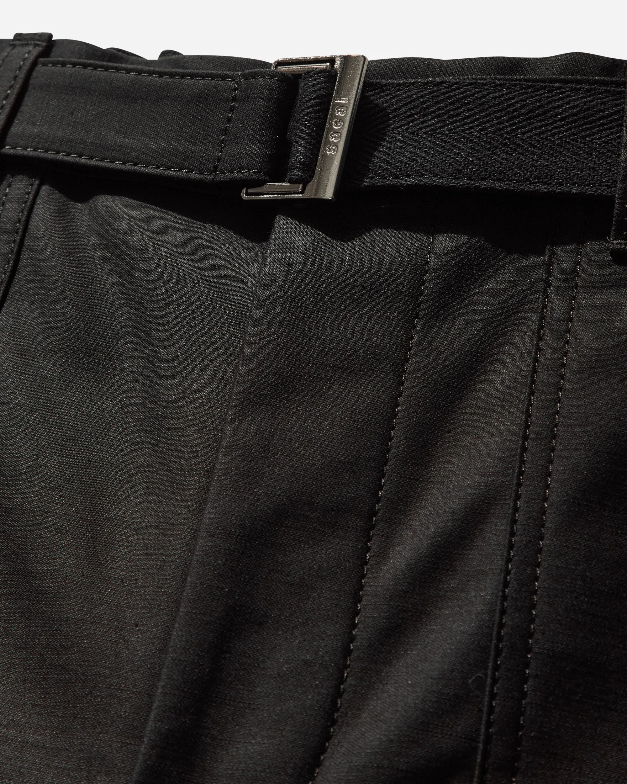 Men's WTAPS Cotton Back Satin Pants Black