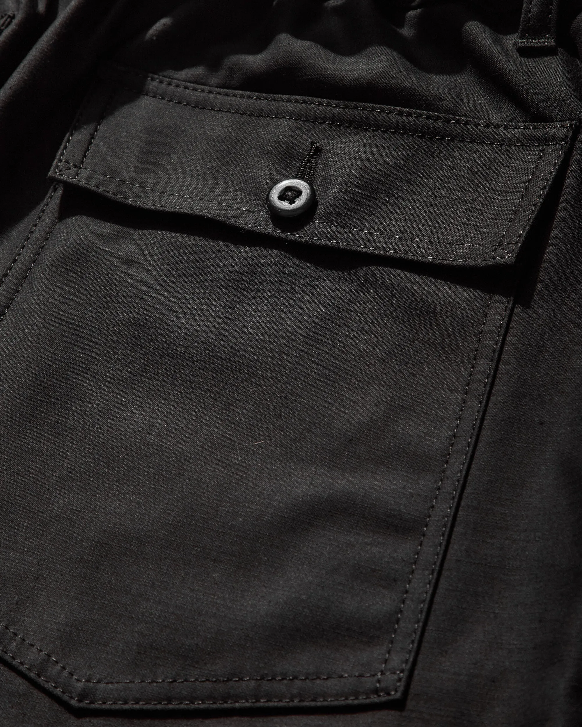 Men's WTAPS Cotton Back Satin Pants Black