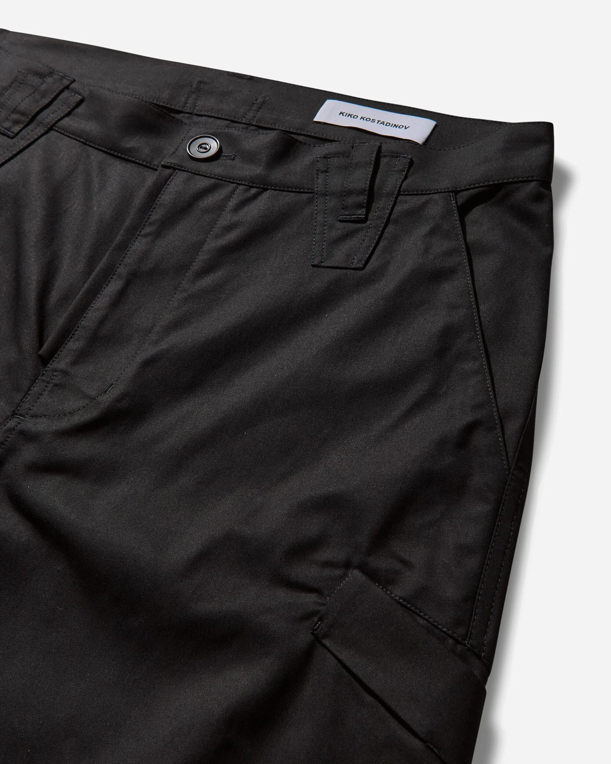 Men's Zafar Cargo Trousers Black Sable