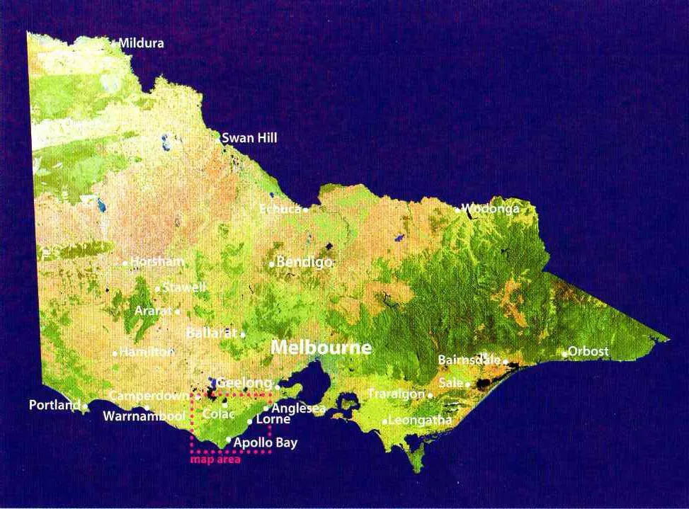 Meridian Otways 4WD Map
