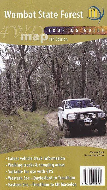 Meridian Wombat State Forest 4WD Map camp map guide sale waterproof hiking map topographic camping map
