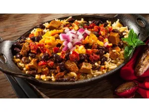 Mexican Style Beef Bowl portable camping kitchen set discount camping cookware kit sale olding camp kitchen box clearance