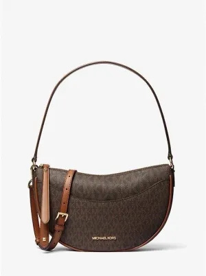 Michael Kors Dover Medium Signature Logo Crossbody Bag anti-theft crossbody bags sale