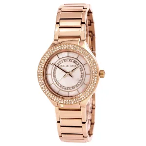 Michael Kors MK3802 Mini Kerry Womens Crystal MOP Dial Watch Luxury Quartz Watch Quartz Watch Sale
