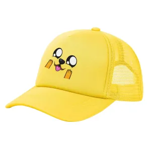 Mikecracks Face Trucker Cap boater hat with bow in beach sunlight