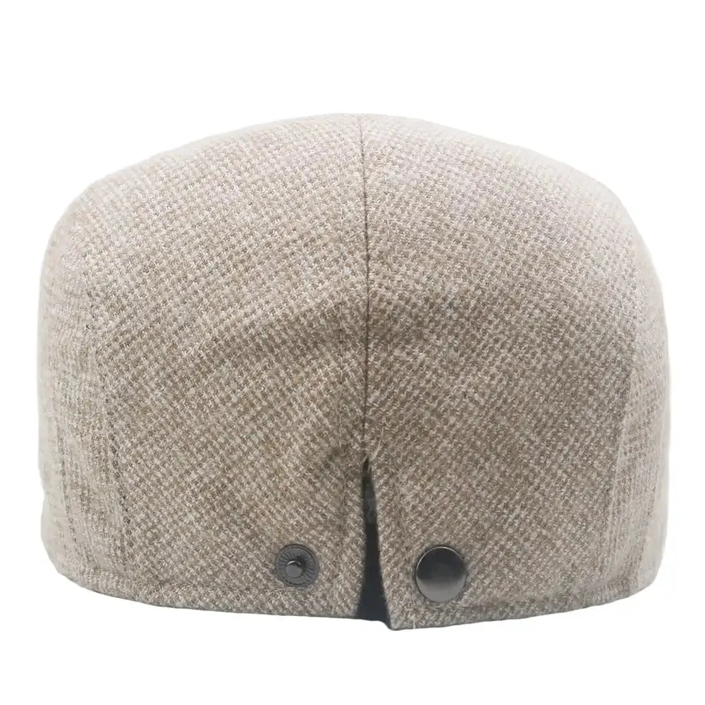 Milano Plain Cotton Flat Cap