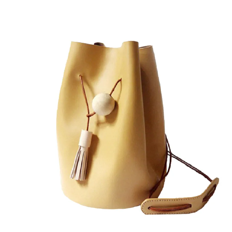 Mini LEATHER Bucket Bag WOMENs SHOULDER BAG Purses FOR WOMEN