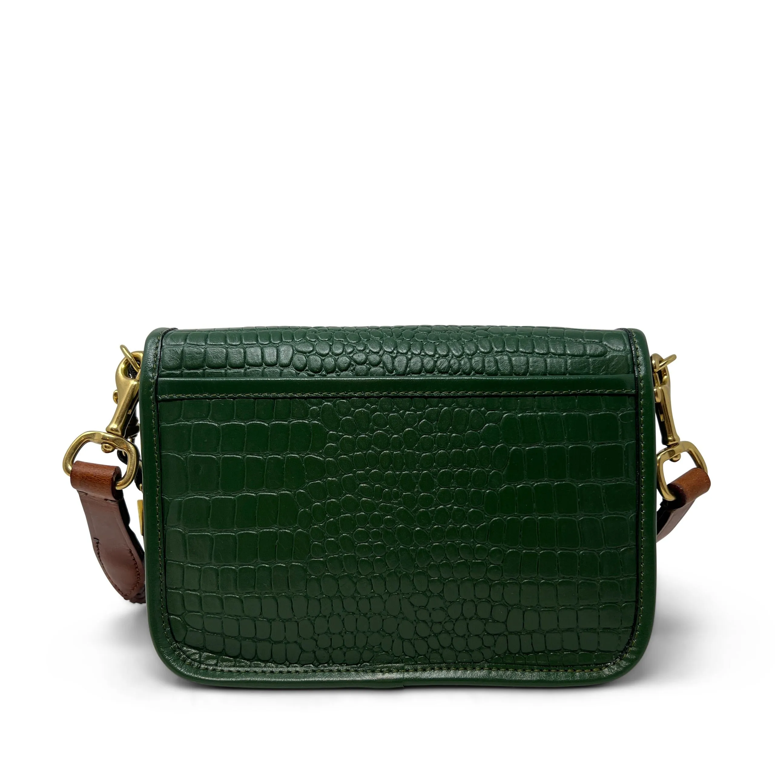 Mini Mia Crossbody - Black Forest Croco