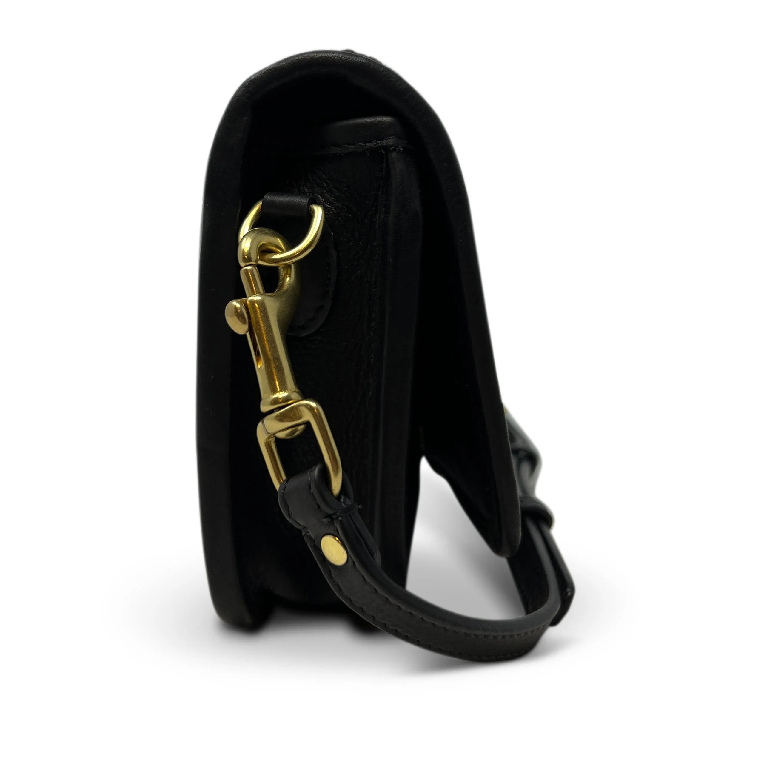 Mini Mia Crossbody - Black Raffia