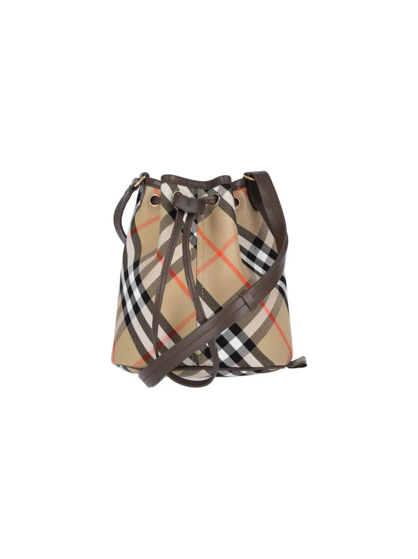 Mini "Check" Bag ?C Beige