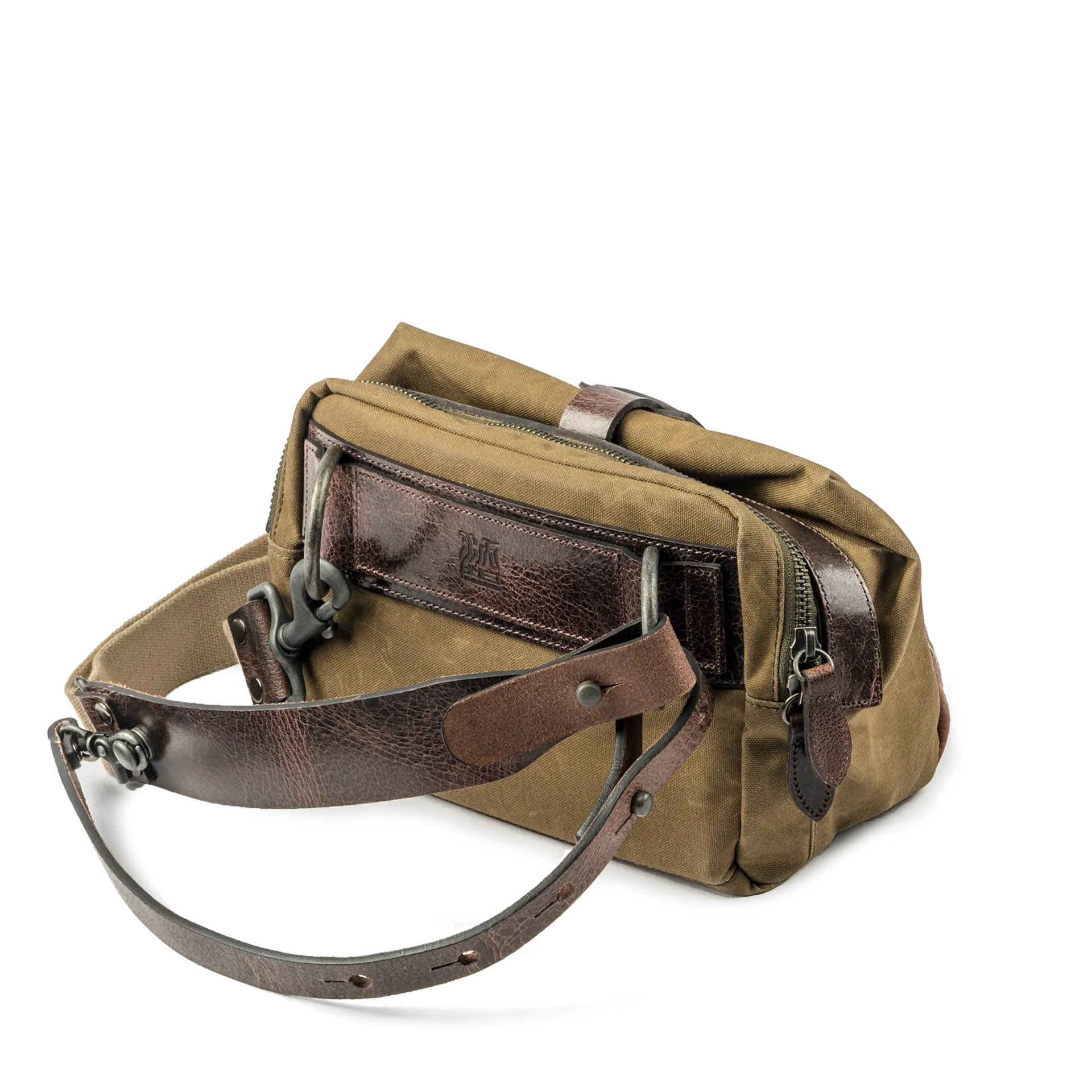 Mini Rider Sling Bag 3.5L - Leather Canvas Version