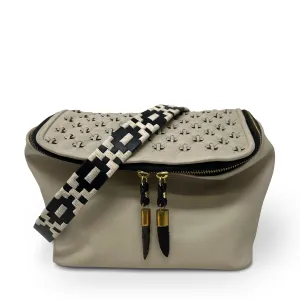 Mini Rough Night Crossbody - Chalk Lazer Criss Cross crossbody bags low price
