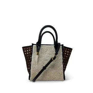 Mini Tote - Leather Rattan crossbody bags low price