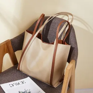 Minimalist Genuine Leather Tote, women reverse bag, top handle purse, leather purse, leather bucket bag, gift for her, Everyday Bag bucket bags for sale