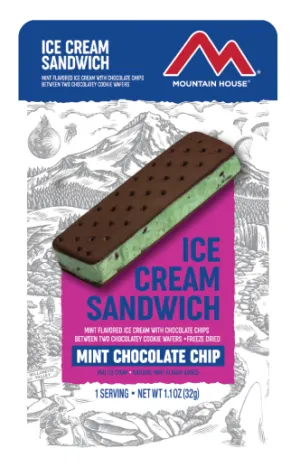 Mint Chocolate Chip Ice Cream Sandwich portable camping kitchen set discount camping cookware kit sale olding camp kitchen box clearance