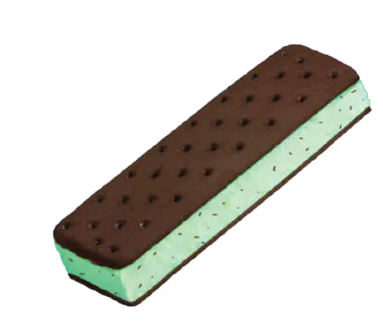 Mint Chocolate Chip Ice Cream Sandwich