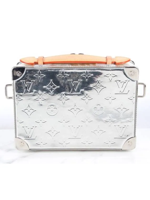 Mirror Monogram Handle Trunk Crossbody Bag