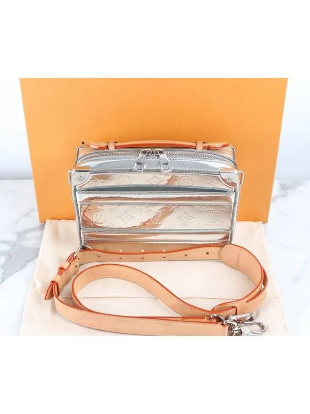 Mirror Monogram Handle Trunk Crossbody Bag