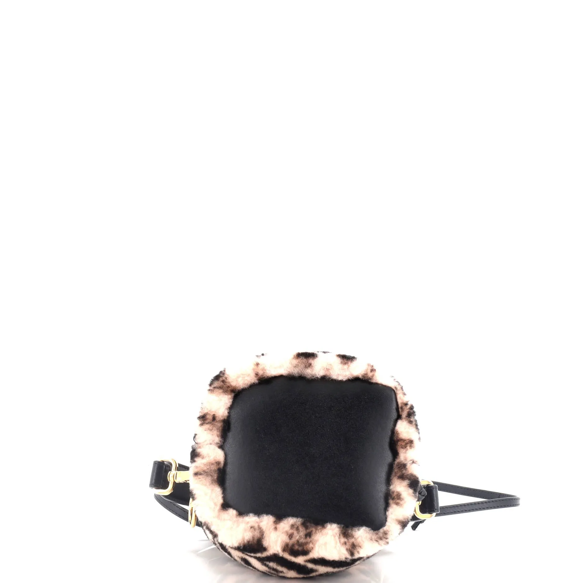 Mon Tresor Bucket Bag Zucca Shearling Mini