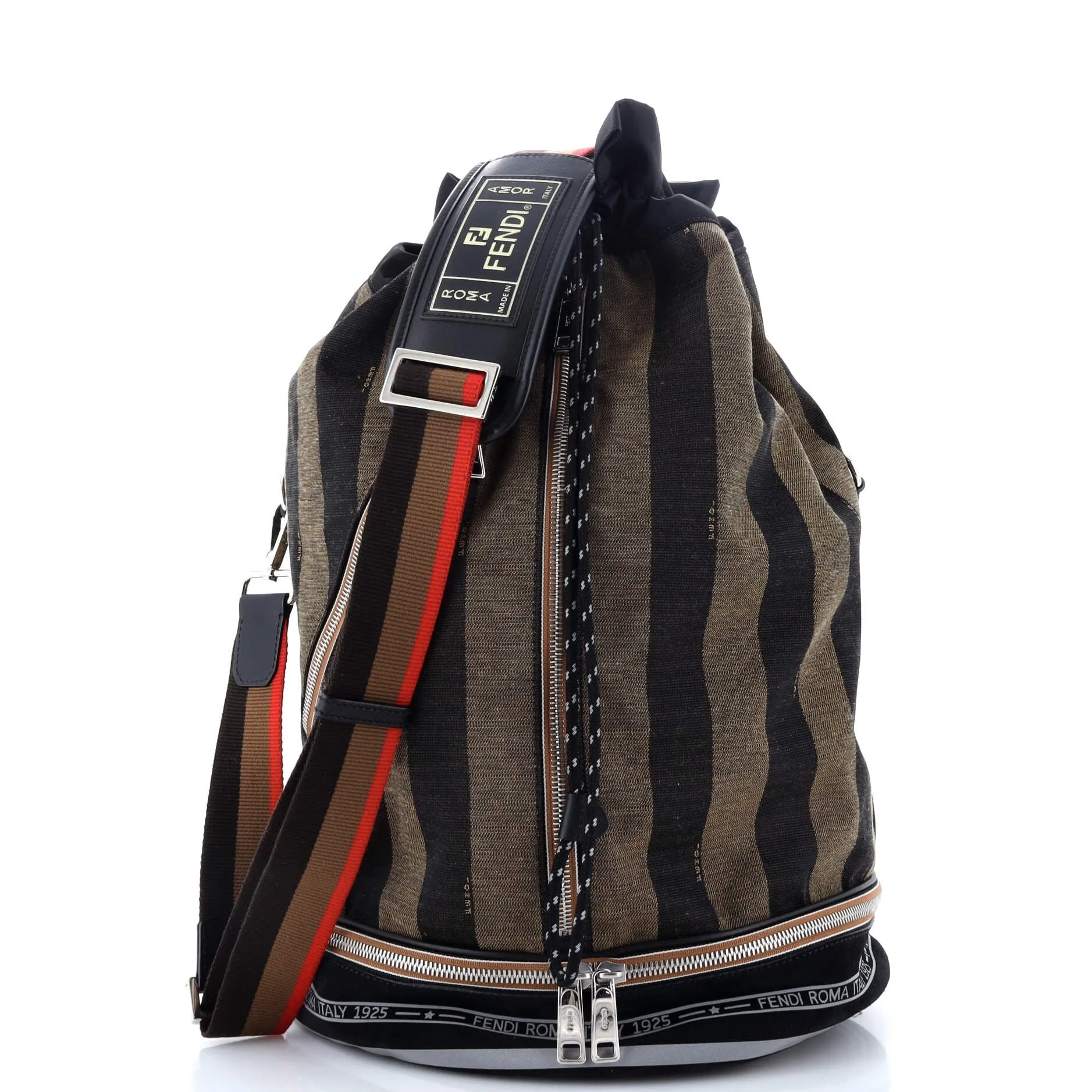 Mon Tresor Holdall Bucket Bag Pequin Canvas Large stylish bucket bags