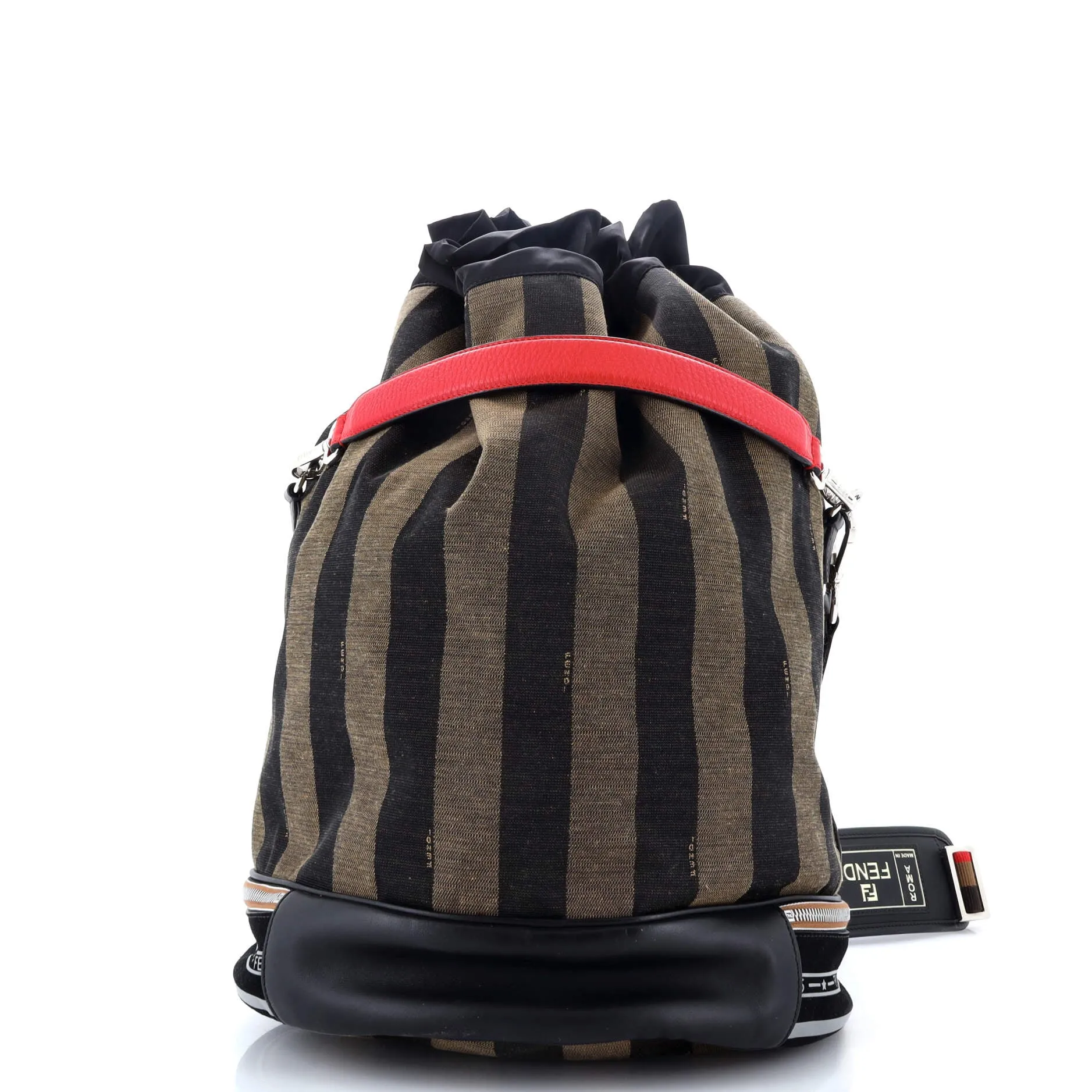 Mon Tresor Holdall Bucket Bag Pequin Canvas Large